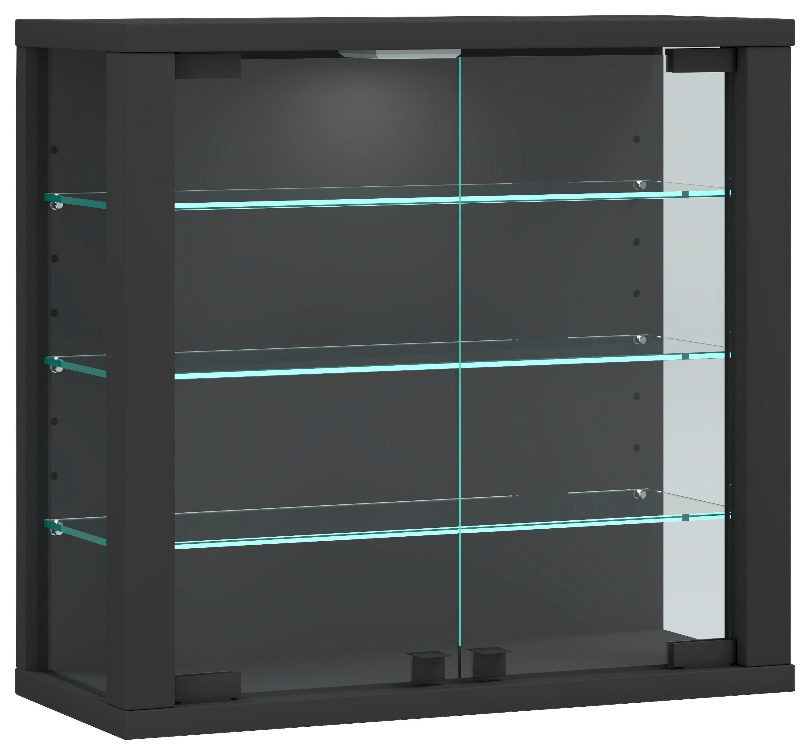 HÄNGEVITRINE Vitrosa Anthrazit Dekor B:43cm