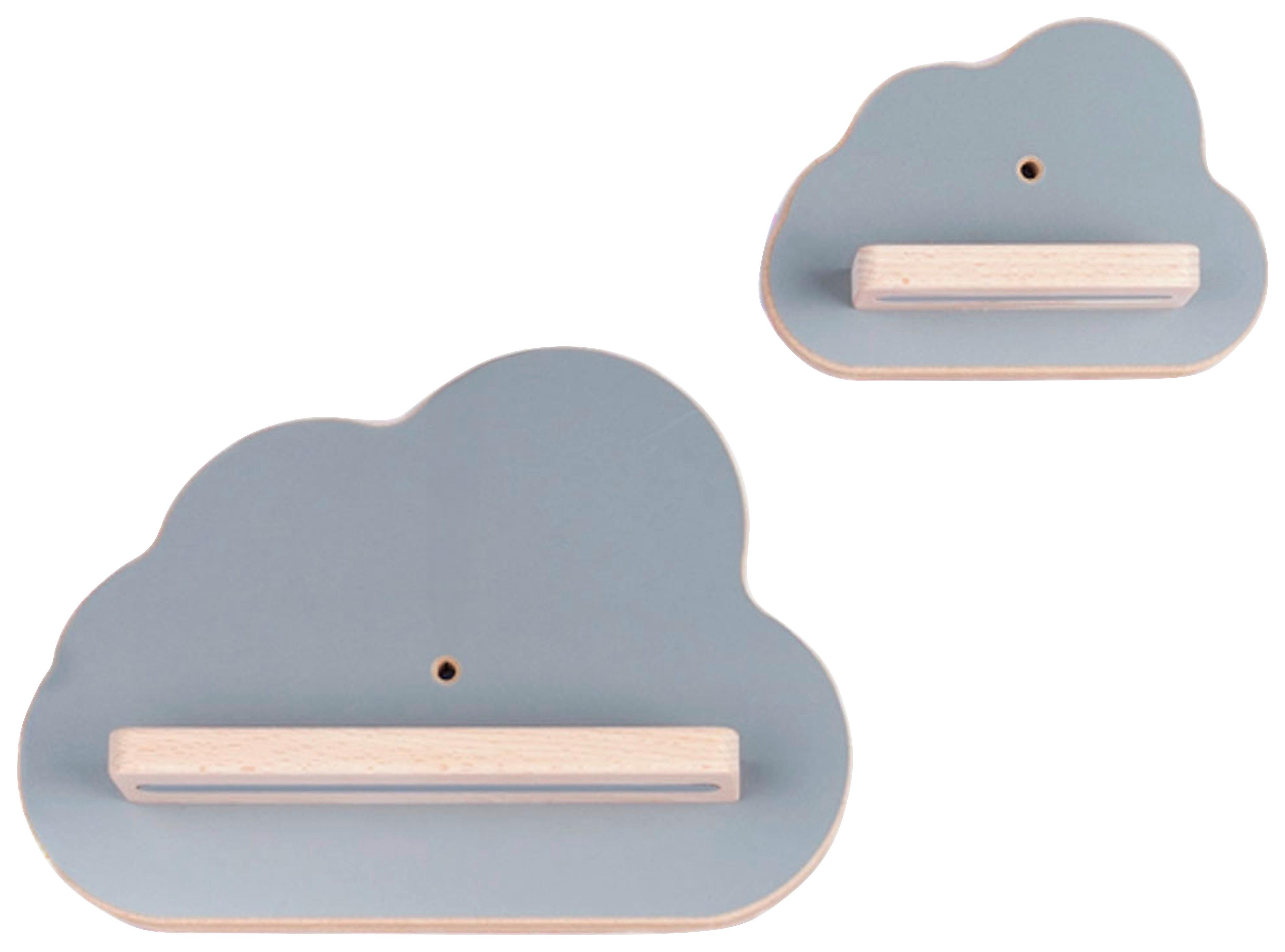 Kinderregal Boarti Grau B: 22 cm - Grau, MODERN, Holzwerkstoff (22/16/5cm) - MID.YOU