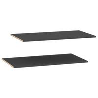 Einlegeböden 2er-set 87,8x49,6 Cm - Anthrazit, KONVENTIONELL, Holzwerkstoff (87,8/1,6/49,6cm)