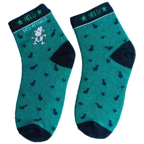 Grüne Herren-Socken mit Statement