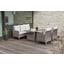 Loungegarnitur Piazza 4-Teilig inkl. Kissen - Grau, MODERN, Glas/Kunststoff Loungegarnitur Piazza 4-Teilig inkl. Kissen - Grau, MODERN, Glas/Kunststoff