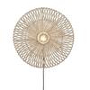 Wandleuchte Zanzibar/W/5514/W - Weiß, Trend, Naturmaterialien (55/14cm) - Good & Mojo