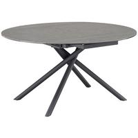 Esstisch Tiana - Anthrazit/Schwarz, LIFESTYLE, Glas/Keramik (90-140/76/140cm) - MID.YOU