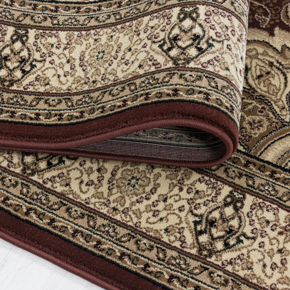 Orientalischer Webteppich Rot Naturfaser Kashmir 120x170 cm - Rot, LIFESTYLE, Textil (120/170cm)