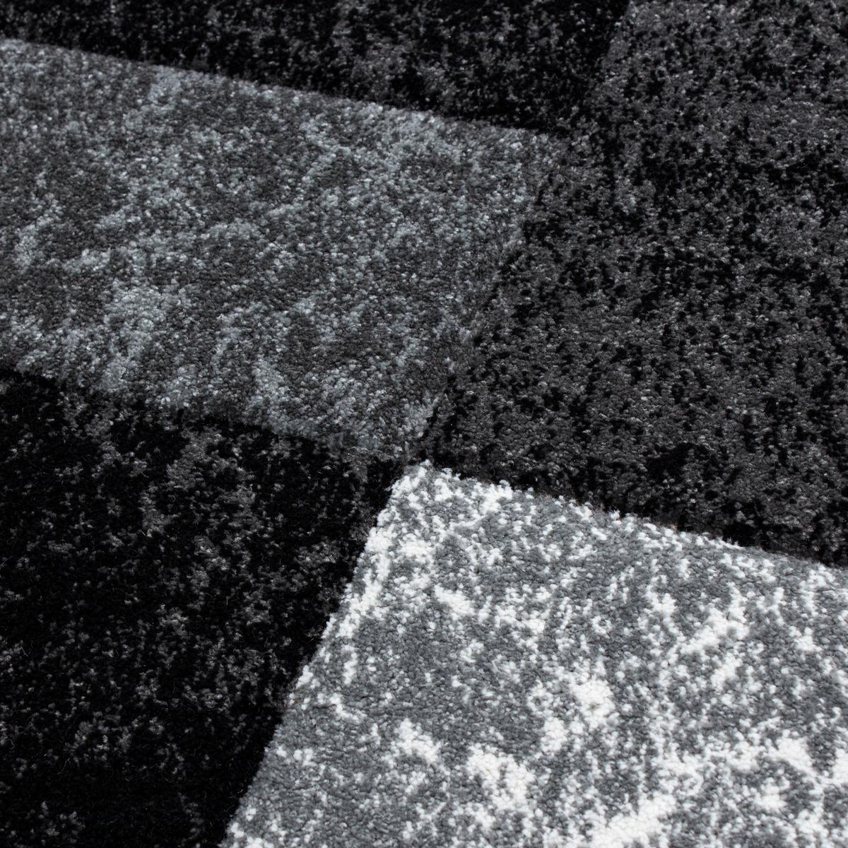 Webteppich Schwarz Naturfaser Hawaii 160x230 cm - Schwarz, KONVENTIONELL, Textil (160/230cm)