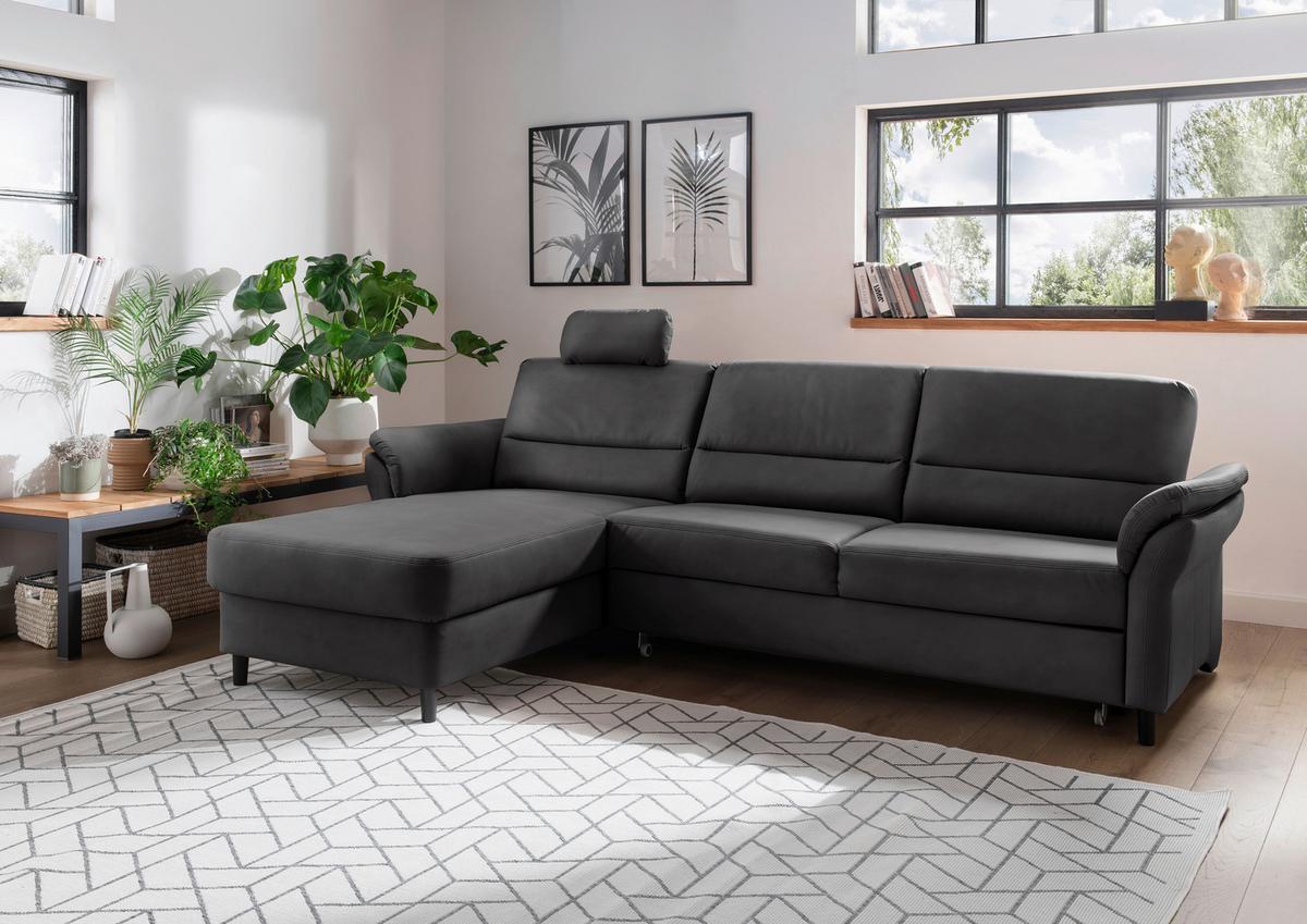 Ecksofa Cavoli, Schwarz S: 176x279 cm - Schwarz, MODERN, Textil (176/279cm) - Livetastic