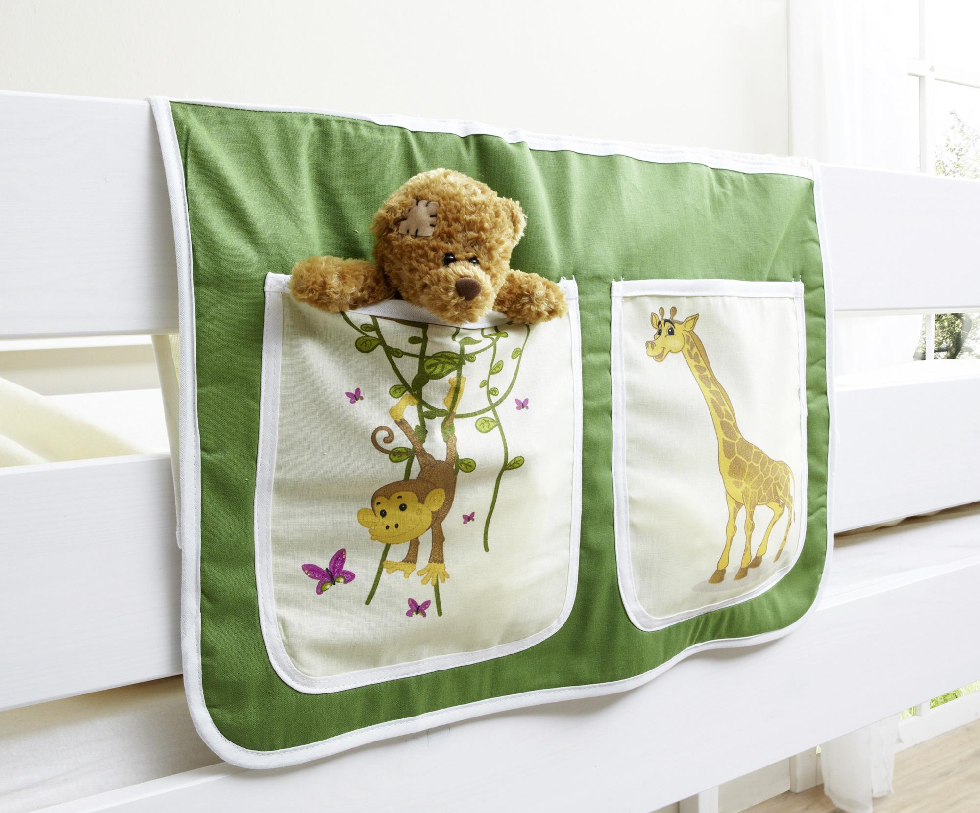 Kapsa na postel zelená - vícebarevná, Konvenční, textil (56/32/2cm) - MID.YOU