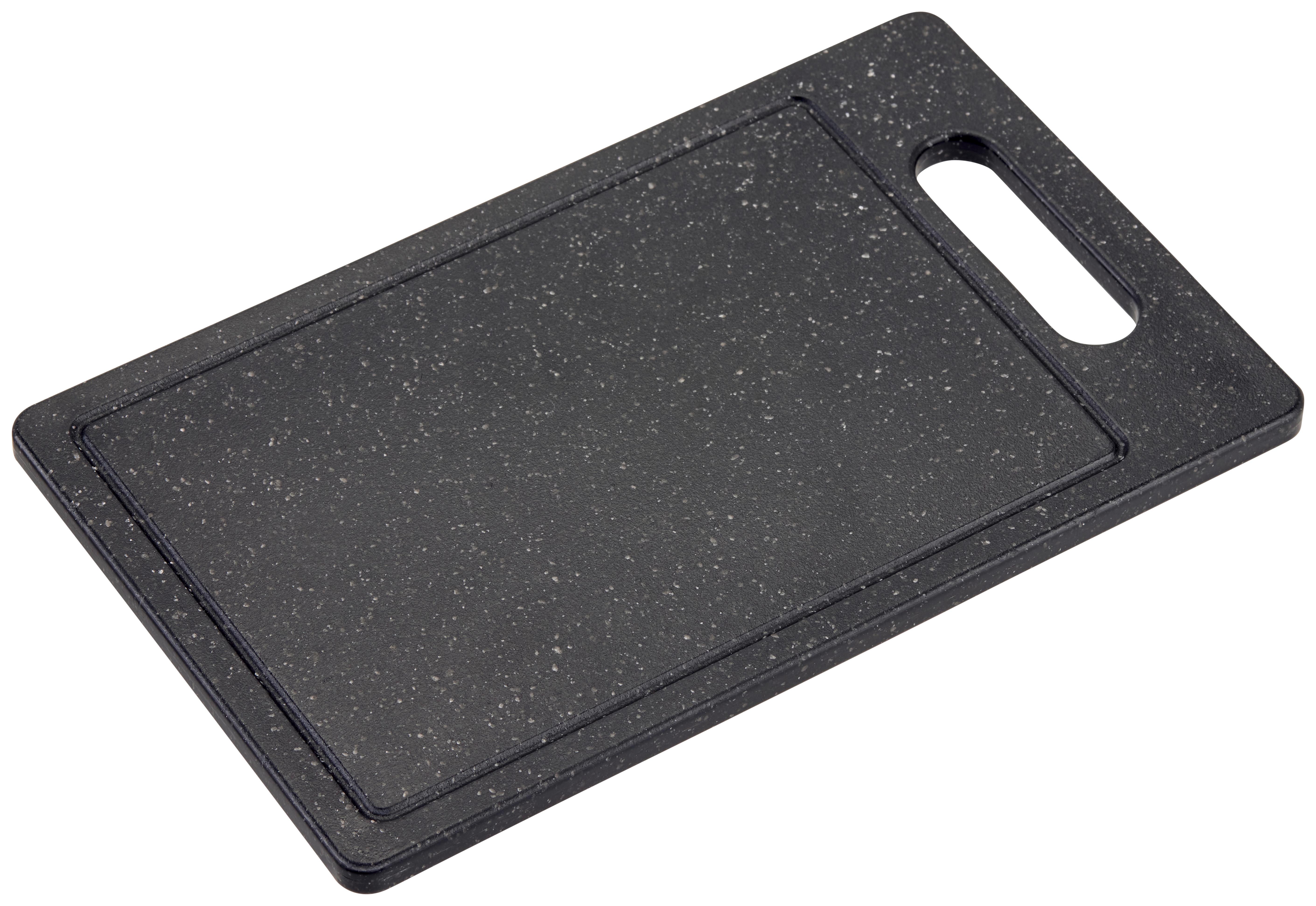 Schneidebrett Delara - Schwarz, Basics, Kunststoff (25,2/15,3/0,7cm) - James Wood