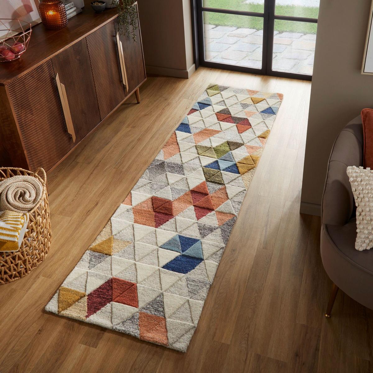 Wollteppich Wollteppich Naturfarbenb:230cm - Multicolor/Naturfarben, Basics, Textil (230/60cm)