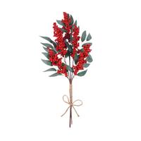 DEKOZWEIG Juan - Rot/Grün, KONVENTIONELL, Naturmaterialien/Papier (43cm) - Luca Bessoni