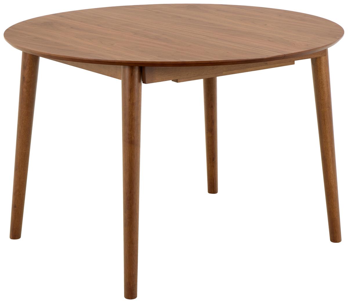 Výsuvný stůl MONTREUX 115-154x75cm - barvy vlašských ořechů, Basics, dřevo (115-154/75/115cm) - MID.YOU