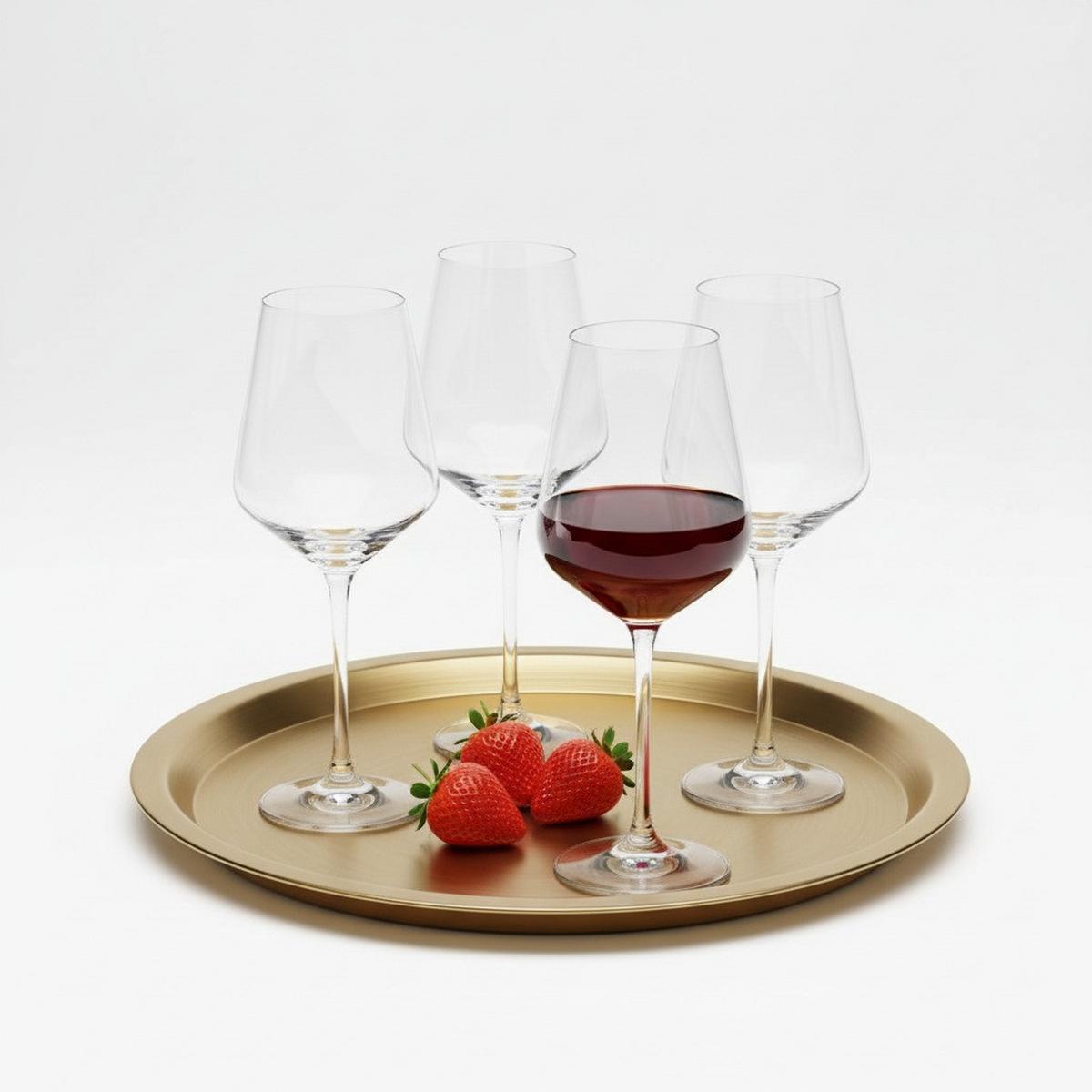 GLÄSERSET 9,5x24 cm, 450 ml - Klar, Basics, Glas (9,5/24cm) - Van Well