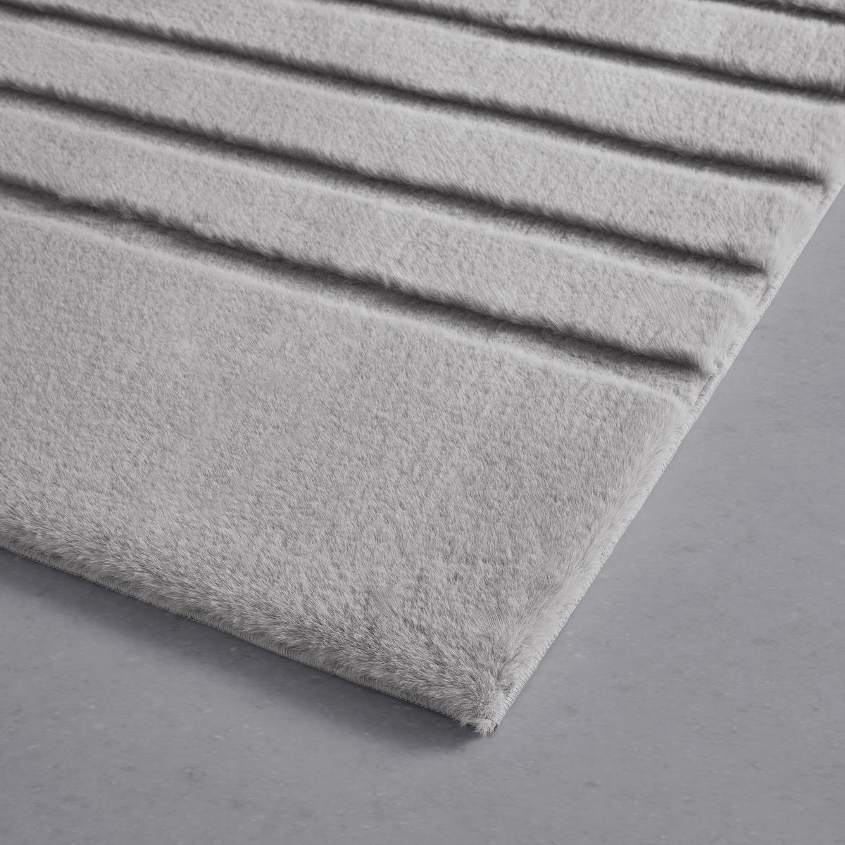 UMĚLÁ KOŽEŠINA FADIME 2 - šedá, Moderní, textil (120/170cm) - Mömax