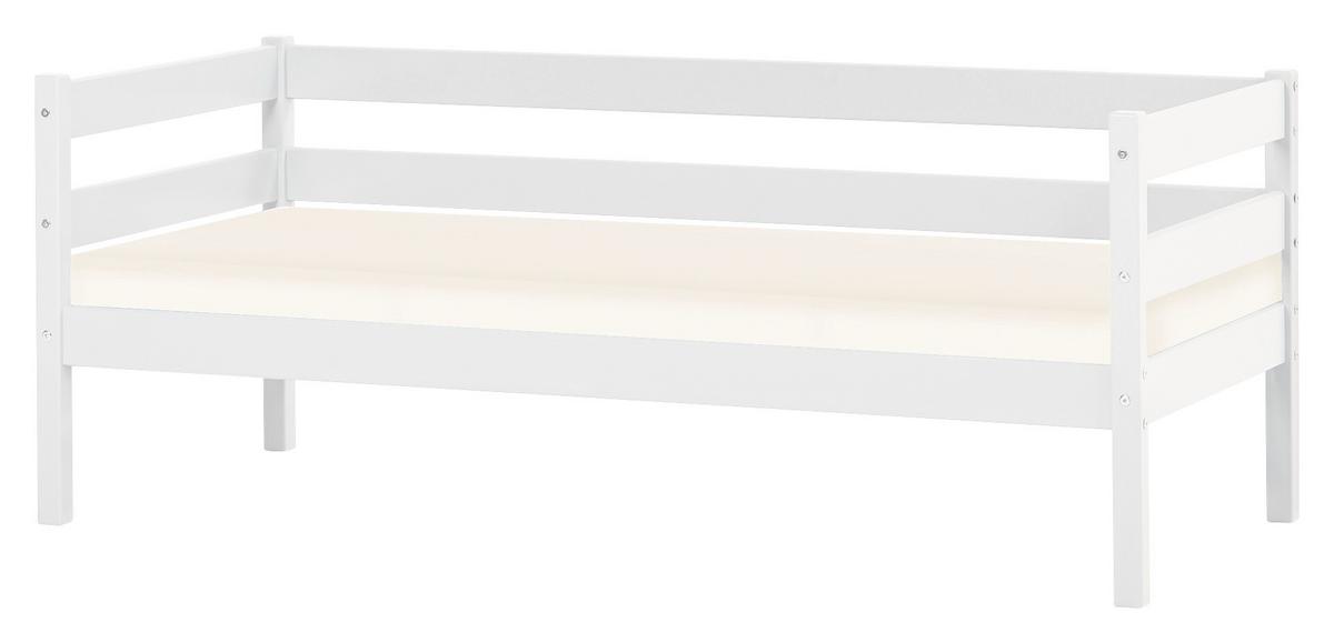 Kinder-/juniorbett Comfort Weiß, Lf: 70x160 Cm - Weiß/Kieferfarben, MODERN, Holz (70/160cm) - MID.YOU