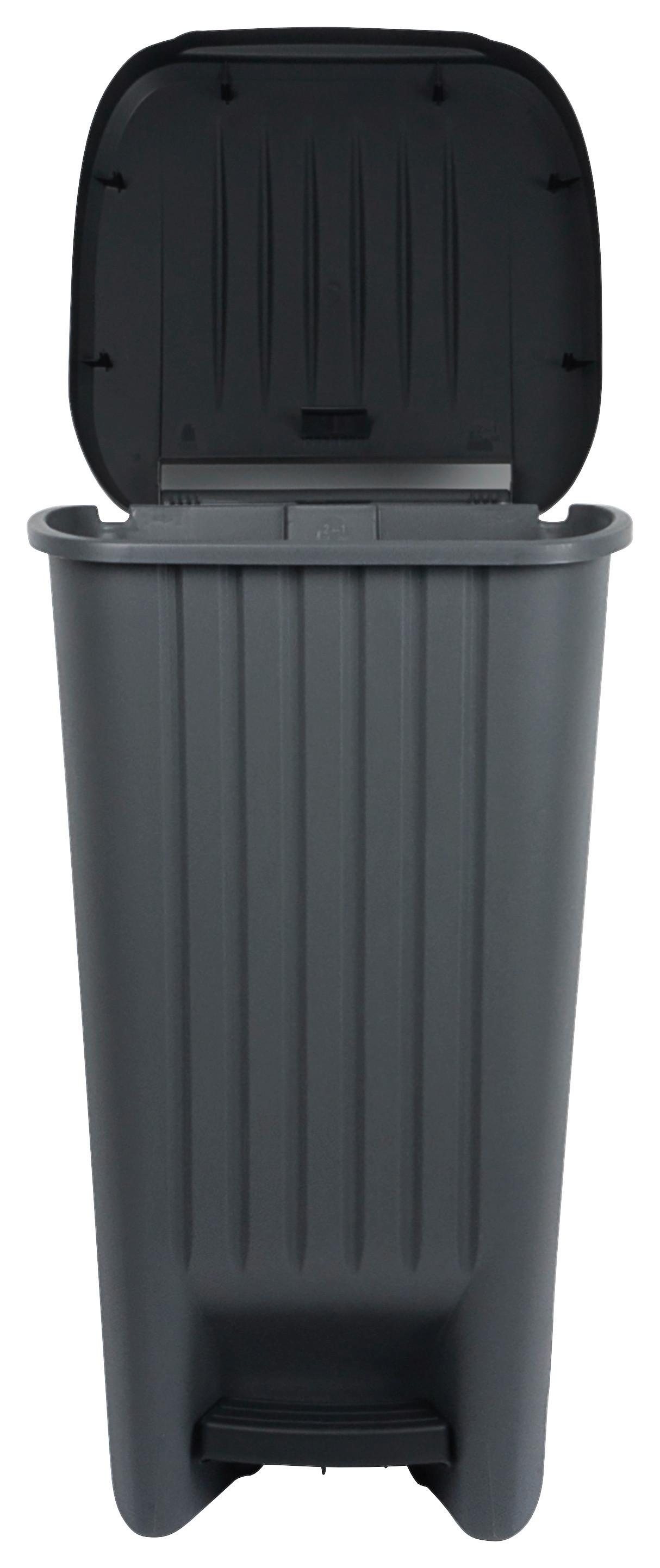 Kunststoff Grau 100l - Grau, Basics, Kunststoff (49/84/50cm)