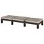 Sonnenliege Daytona Polyrattan Verstellbar mit Auflage - Braun, MODERN, Kunststoff (195/64/22cm) - Allibert Sonnenliege Daytona Polyrattan Verstellbar mit Auflage - Braun, MODERN, Kunststoff (195/64/22cm) - Allibert