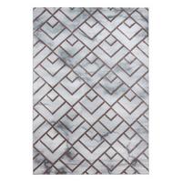 Webteppich Bronze/Hellgrau Naturfaser Naxos 240x340 cm - Bronzefarben, Design, Textil (240/340cm)