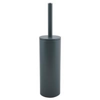 Wc-bürstengarnitur Akira Stehend Metall - Grau, Basics, Metall (9,5/40cm)