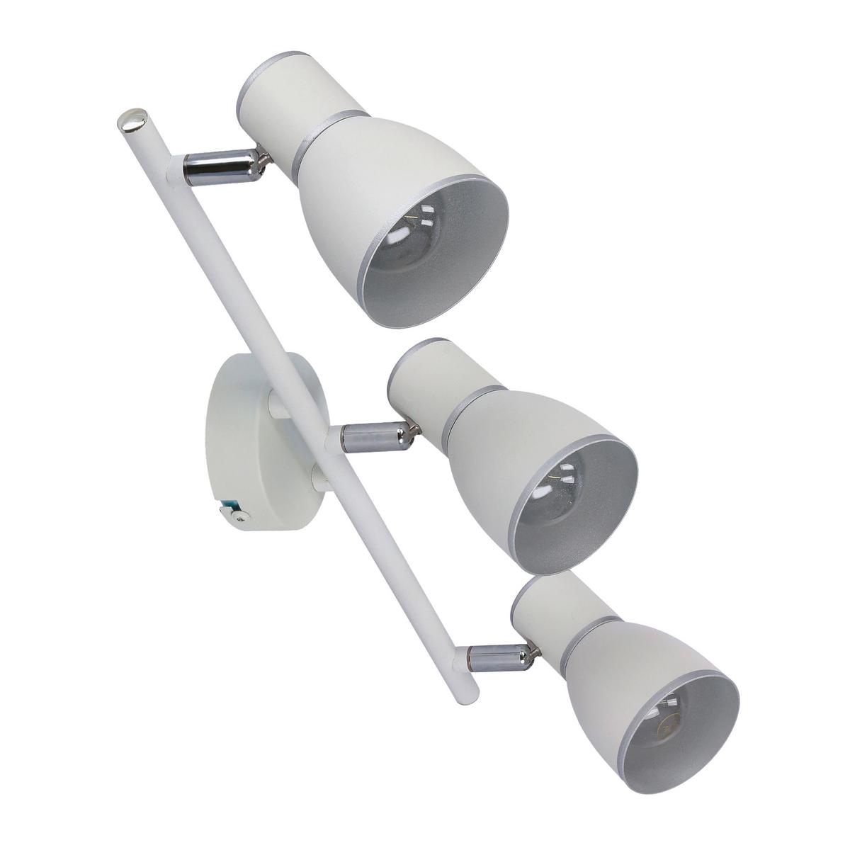 Strahler 93-63403 Fido - Chromfarben/Weiß, KONVENTIONELL, Metall (52/8/16cm)