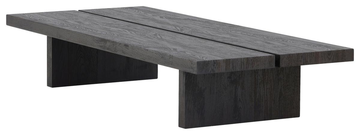 Couchtisch Lancester - Schwarz, Design, Holz (140/60/25cm) - Livetastic