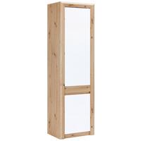 Mehrzweckschrank Kashmir Eiche Dekor/Weiß BxH 57x192 cm - Eichefarben/Weiß, MODERN, Holzwerkstoff (57/192/41cm) - James Wood