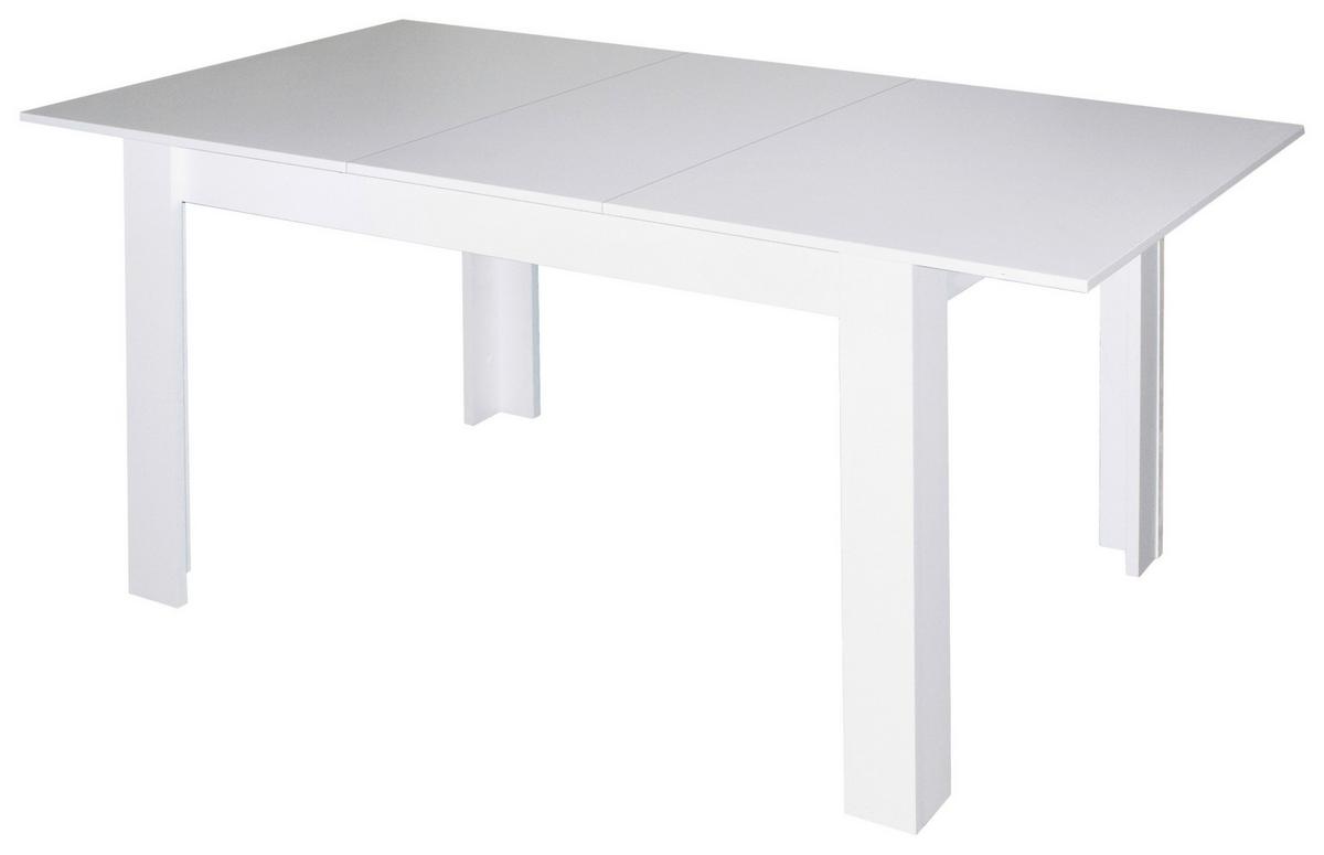 ESSTISCH Weiß B: 120 cm - Weiß, MODERN, Holzwerkstoff (120/75/80cm) - Livetastic