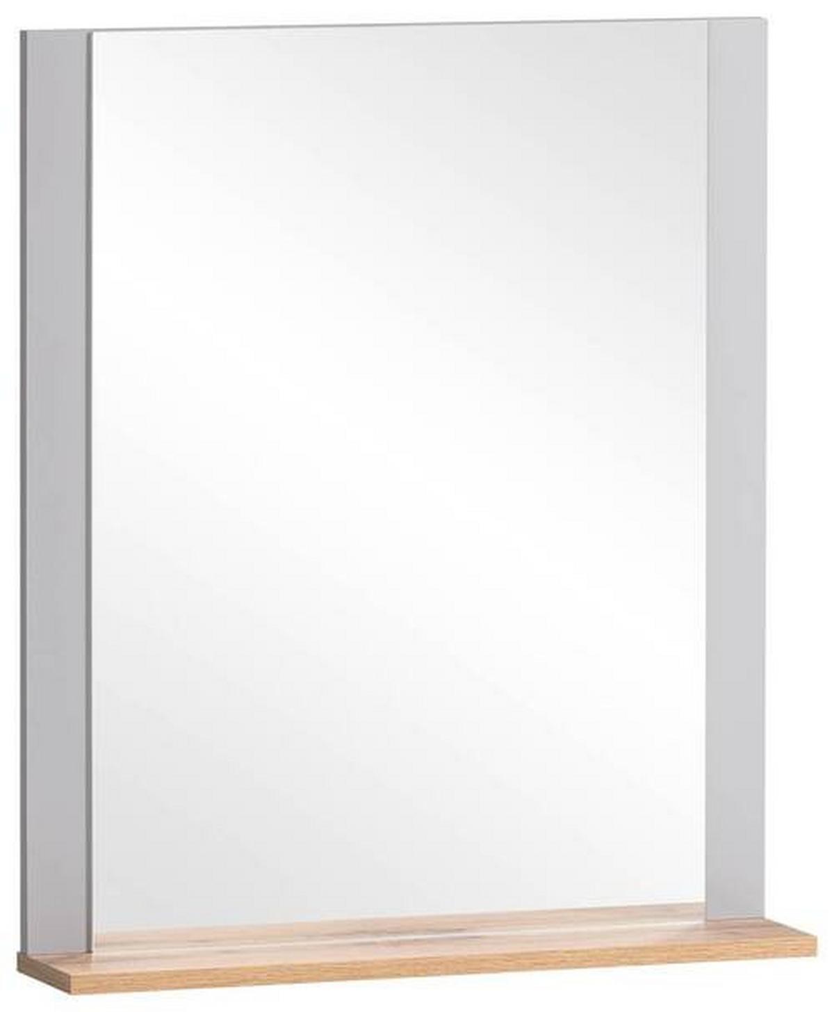 Wandspiegel Jelda Spiegelelement 600 - Platinfarben, Holzwerkstoff (60/71/12cm) - MID.YOU