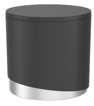 Organizér na kozmetiku Chris - čierna, Modern, kov/plast (12/10,1cm) - Premium Living