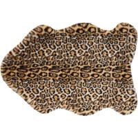 FELLTEPPICH Leopard, 100% Polyester - Currygelb/Schwarz, ROMANTIK / LANDHAUS, Textil (90/60cm) - James Wood