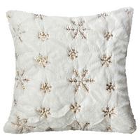 Zierkissen Shiny 45x45 cm Polyester Goldfarben mit Zipp - Goldfarben, MODERN, Textil (45/45cm) - Luca Bessoni