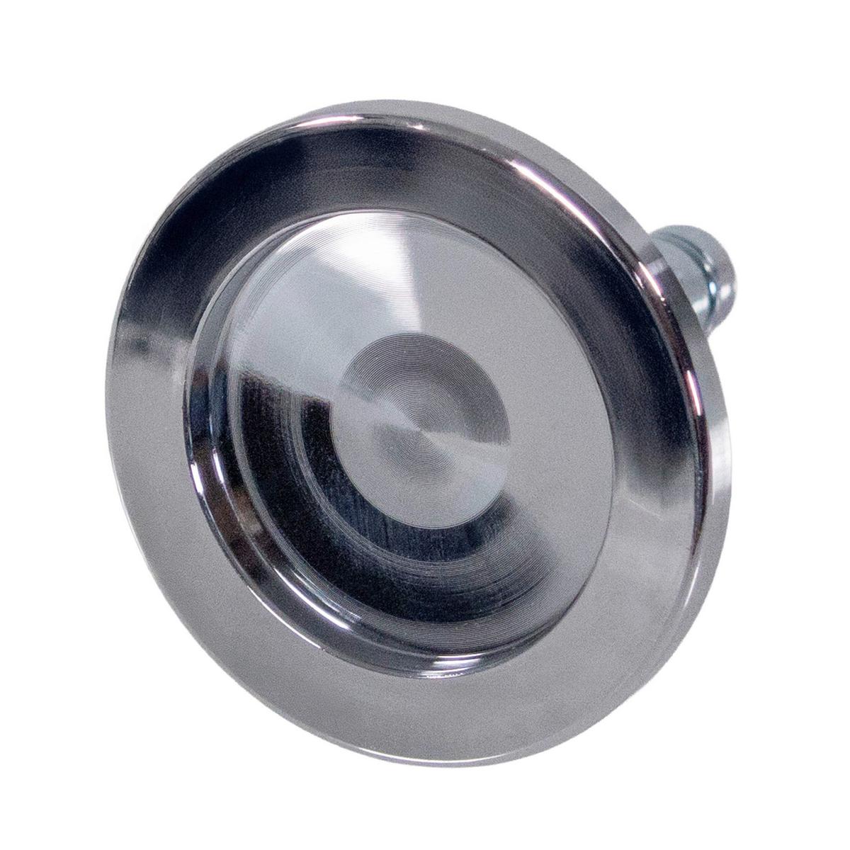 BÜROSTUHLGLEITER Stand Silberfarben B: 6,5cm - Silberfarben, MODERN, Metall (6,5/6/6,5cm) - MID.YOU