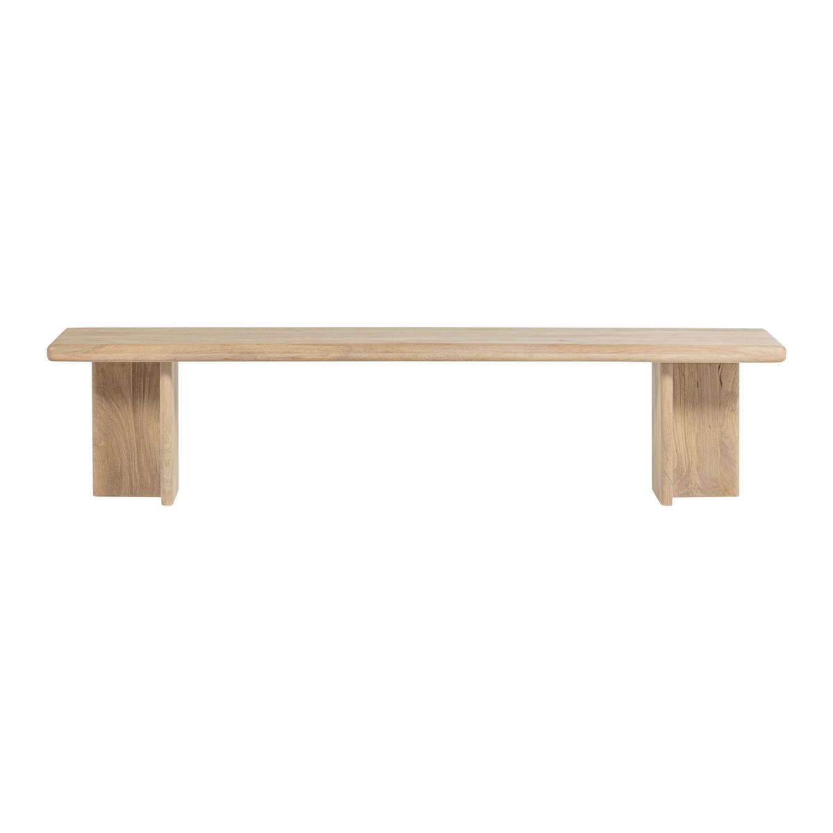 SITZBANK Ato Naturfarben B: 180cm - Naturfarben, MODERN, Holz (180/47/45cm) - Livetastic