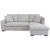 Ecksofa Lukas Silberfarben S: 239x158 Cm - Silberfarben, Trend, Textil (239/158cm)