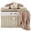 Korb Lisa XXL - Beige/Braun, ROMANTIK / LANDHAUS, Holz/Textil (60/40/40cm) - James Wood Korb Lisa XXL - Beige/Braun, ROMANTIK / LANDHAUS, Holz/Textil (60/40/40cm) - James Wood