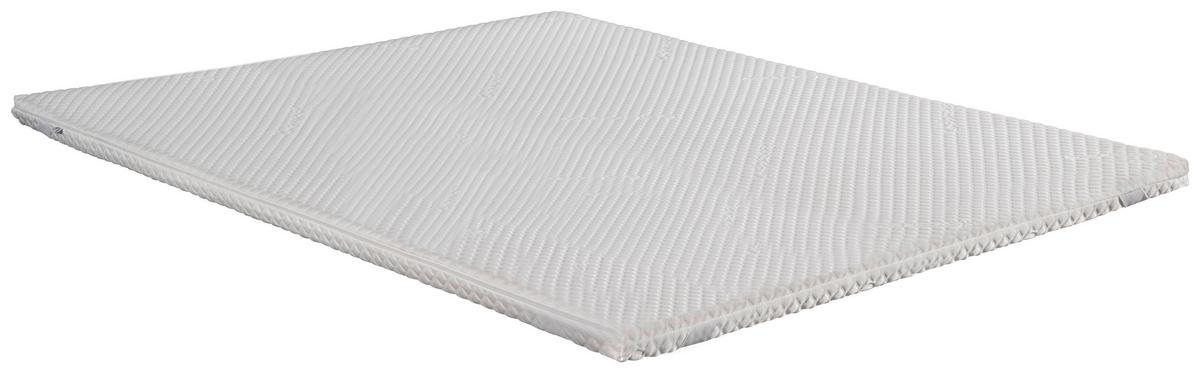 Topper Visco 120x200 Cm Viscoschaumkern - Weiß, Basics, Textil (120/200cm) - Livetastic