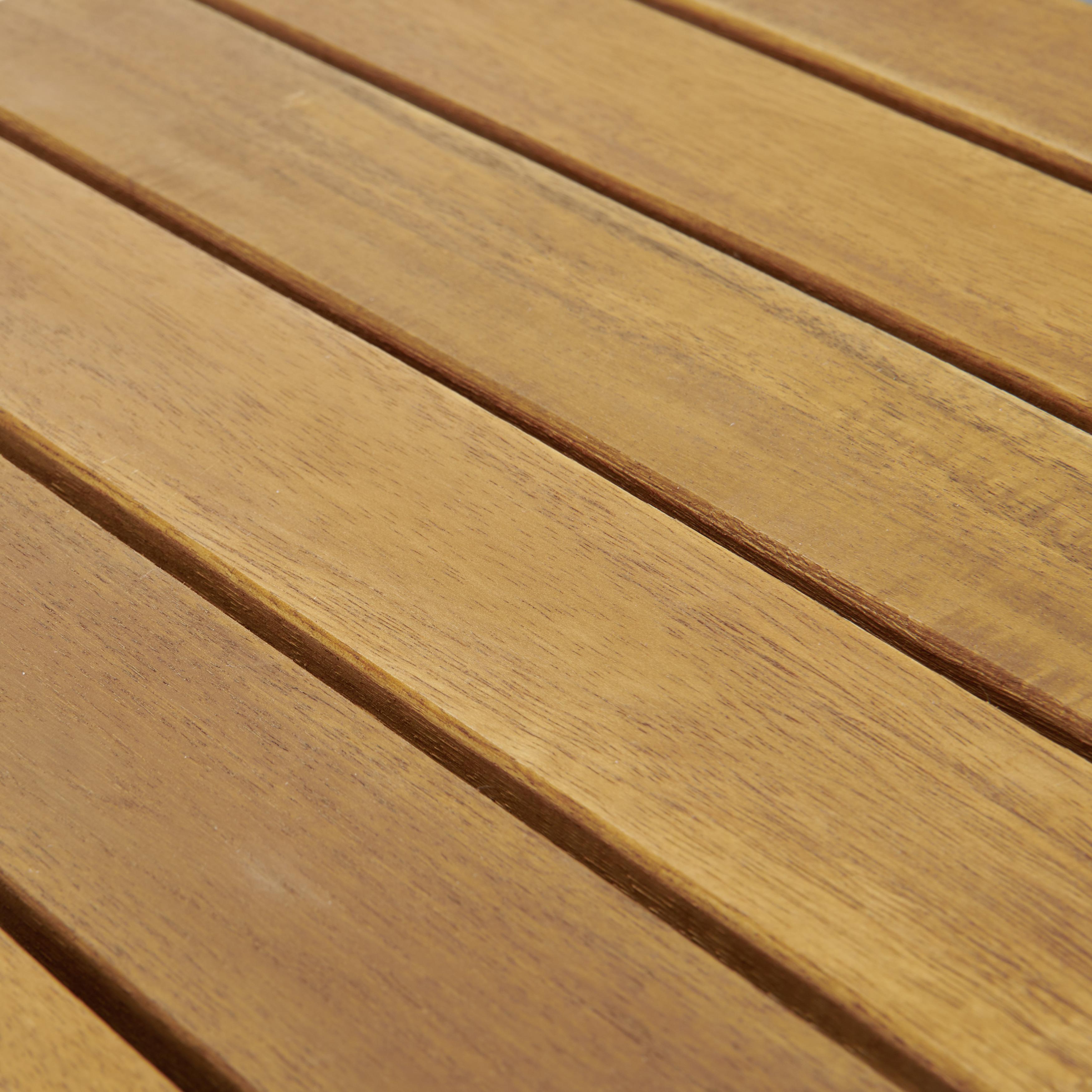 Terrassenfliese Rudi 10er Set Je 30x30 cm Akazienholz - Akaziefarben, MODERN, Holz/Kunststoff (30/30cm) - Ondega