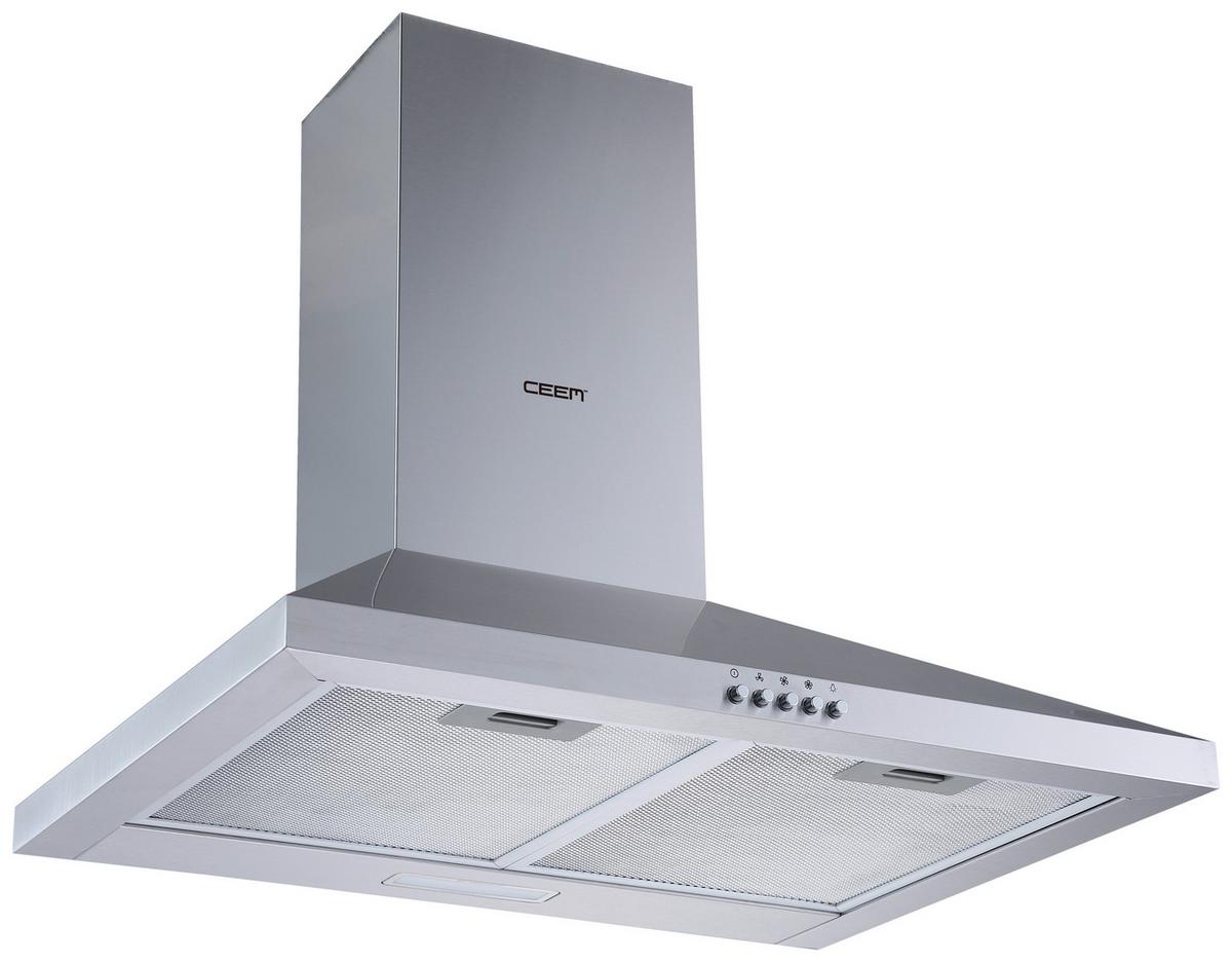 Dunstabzugshaube Kh 600 Edelstahlfarben, B: 59,8 cm - Edelstahlfarben, Basics, Kunststoff/Metall (59,8/56,9/44,8cm) - CEEM