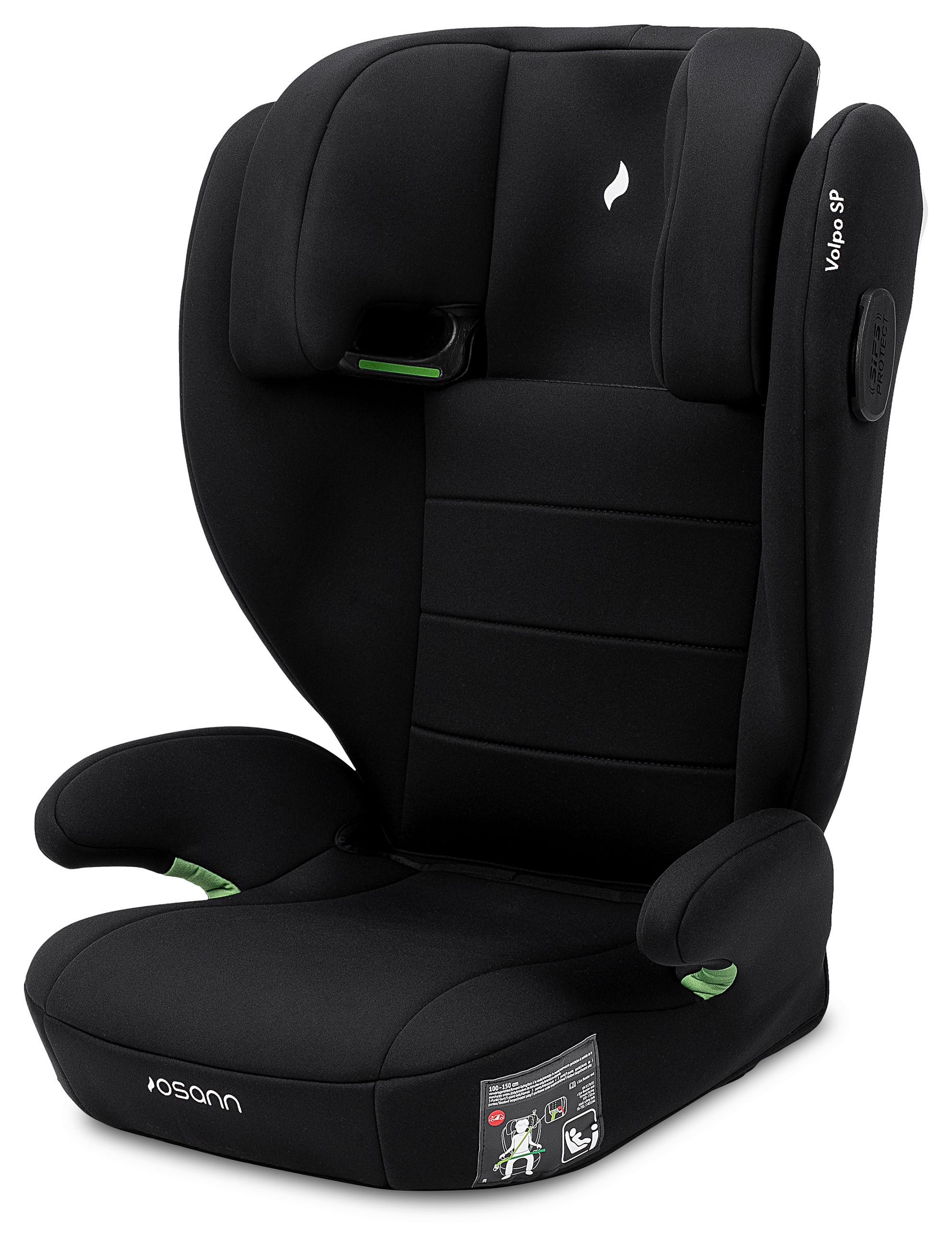Kinderautositz Volpo Sp - Schwarz, Basics, Kunststoff (43/77/37cm) - Osann