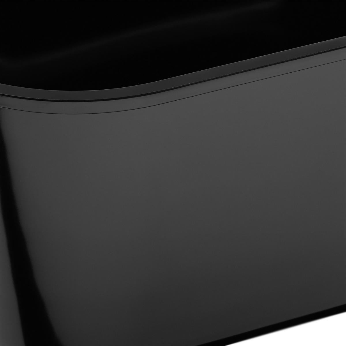 Brotbox Echtwerk Fresh - Schwarz/Akaziefarben, Trend, Holz/Kunststoff (37/21,5/17,2cm) - Echtwerk