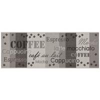 Teppich Läufer Küche Anthrazit Coffee 80x200 cm - Anthrazit/Silberfarben, Basics, Textil (80/200cm) - James Wood