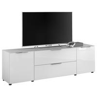 NÍZKA KOMODA SIENA -EXKLUSIV- - čierna/biela, Modern, kov/kompozitné drevo (180/55/40cm) - Mömax