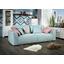 Schlafsofa Lazy 3Dl B: 250 cm - Pink/Hellgrau, Design, Holzwerkstoff/Textil (250/87/129cm) - Carryhome Schlafsofa Lazy 3Dl B: 250 cm - Pink/Hellgrau, Design, Holzwerkstoff/Textil (250/87/129cm) - Carryhome