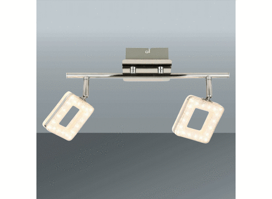 Led Svetlo Nanni - chrómová, Romantický / Vidiecky, umelá hmota/kov (34/18cm) - Premium Living Led Svetlo Nanni - chrómová, Romantický / Vidiecky, umelá hmota/kov (34/18cm) - Premium Living