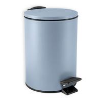 TRETEIMER ADELAR - Schwarz/Grau, Basics, Kunststoff/Metall (16.80/16.80/22.80cm) - Spirella