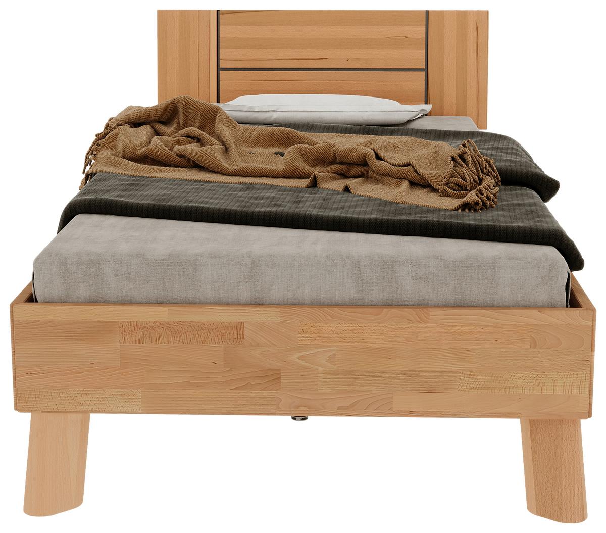 Bett Como Kernbuche 100x200cm - MODERN, Holz (100/200cm) - MID.YOU