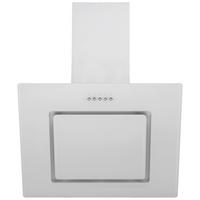 Dunstabzugshaube Svea Weiß B: 60 cm, Led - Weiß, Trend, Glas/Metall (60/73,9-111,9/35cm) - Respekta