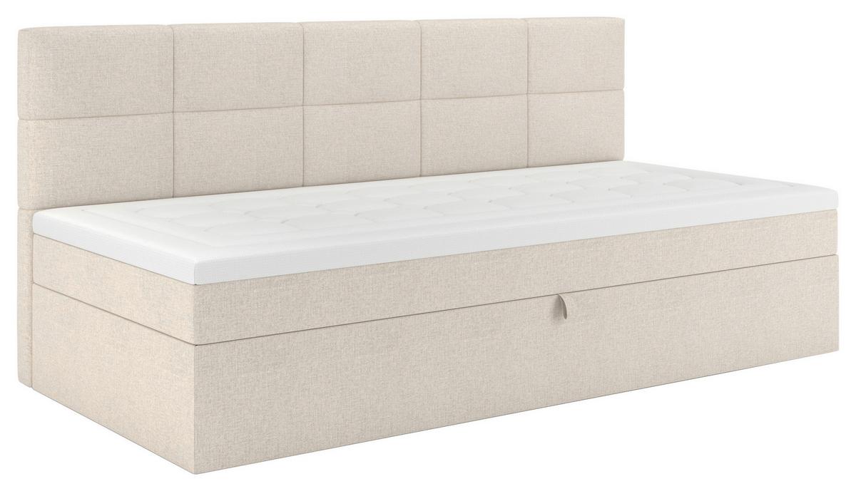 Heverő Taco 90/200cm - bézs, Konventionell, műanyag/faalapú anyag (90/200cm)