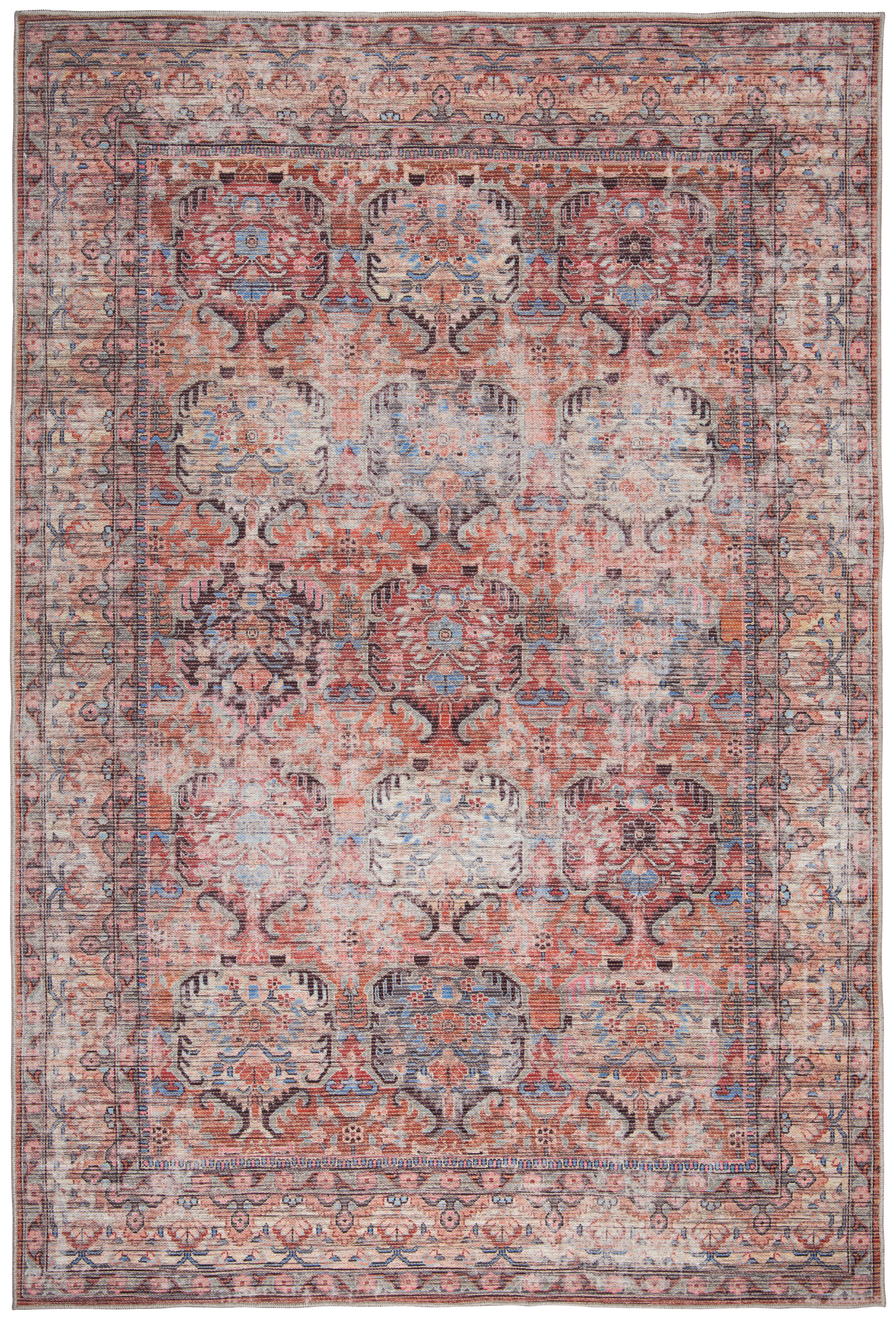 Orientalischer Webteppich Multicolour Camile 160x230 cm - Multicolor, ROMANTIK / LANDHAUS, Textil (160/230cm) - James Wood