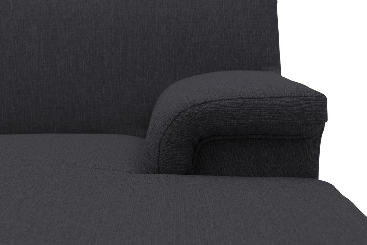 Ecksofa Jamie Rücken Echt Schlammfarben Webstoff - Chromfarben/Schlammfarben, KONVENTIONELL, Textil (251/150cm) - MID.YOU