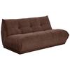 Modul Sofa Giselle 4er Sofa B: 180 cm Cord Braun - Braun, Trend, Textil (180/80/112cm) - Livetastic